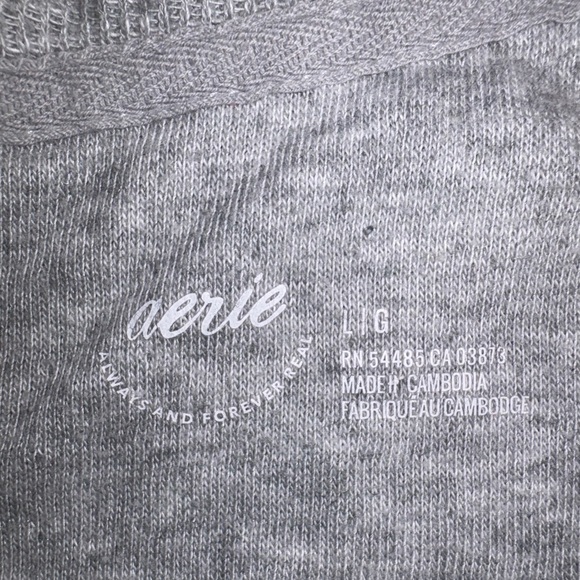 Aerie med. heather gray set size L - Picture 4 of 9